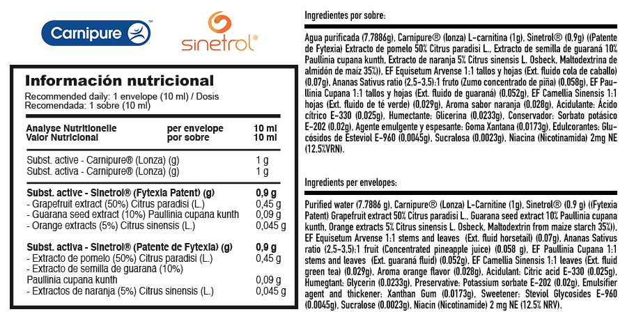 Supplement Facts Aerobic Burners